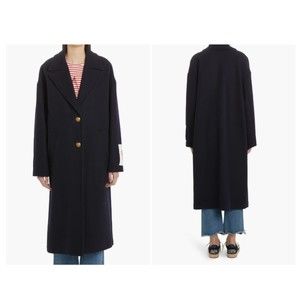 Golden Goose Women's Navy Blue 2b Oversize Virgin… - image 1